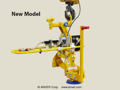 ANVER Light Duty Air Powered Generator with EZTilt Adapter, Offset Bail and Single Pad Attachment for Lifting and Tilting Metal Enclosures up to 51 lb (23 kg)
